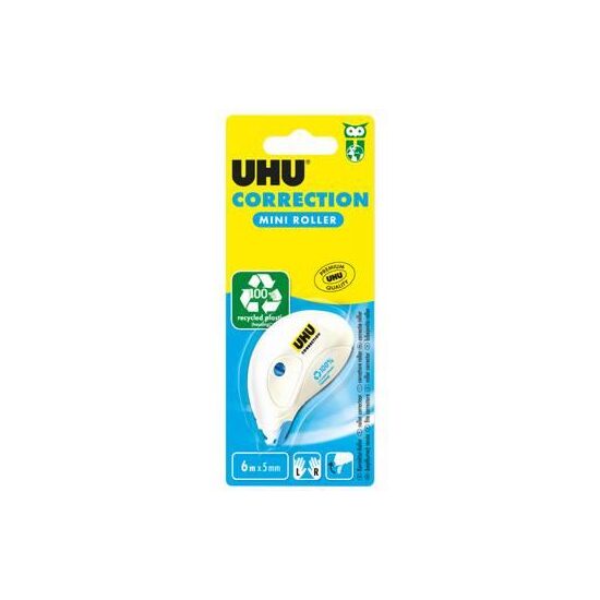 Bandă corectoare mini UHU Mini Correction Roller, 6mx5mm