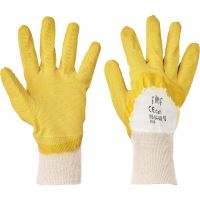 Mănuși cu peliculă din latex TwitteLight HS-04-005, galben