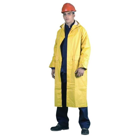 Pelerină impermeabilă din PVC/poliester BE-06-001, galben,L