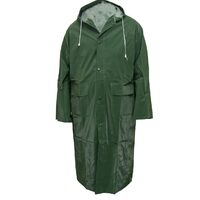 Pelerină impermeabilă din PVC/poliester BE-06-001, verde,L