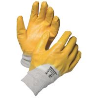Mănuși cu peliculă din cauciuc nitrilic HarrierLight HS-04-009, 10, galben