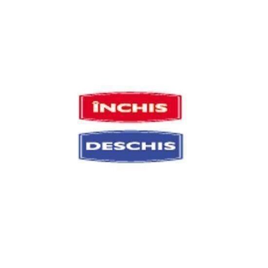 Indicator Închis/Deschis, 10cmx30cm, PVC