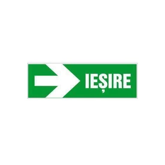 Indicator Ieșire dreapta (săgeată), 10cmx30cm, PVC