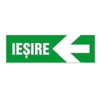 Indicator Ieșire stânga (săgeată), 10cmx30cm, PVC