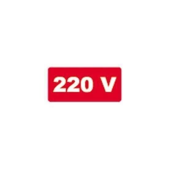 Semn de avertizare 220V, 10cmx5cm, PVC, 220V