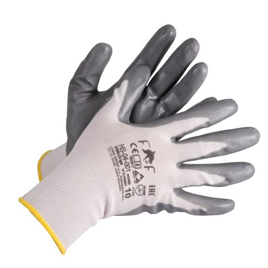 Mănuși cu peliculă prehensiune mărită HS-04-001, gri, 8