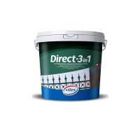 Vopsea email anticorozivă lucioasă VITEX Direct 3 în 1, 68 maro închis, 2,5L