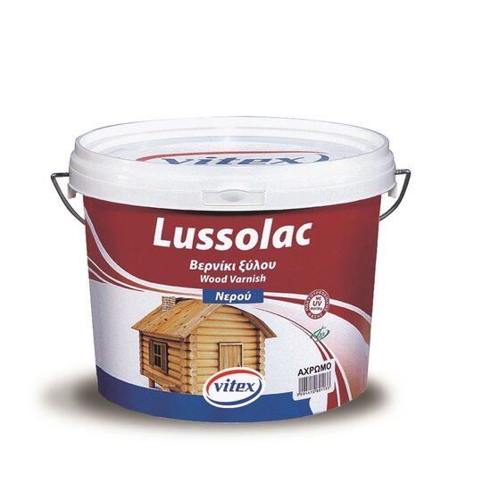 Lac poliuretanic pe bază de apă VITEXLussolac, 500 incolor lucios, 2,5L
