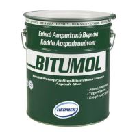 Lac asfaltic pe bază de bitum și solvenți pentru montajul membranelor bituminoase Hermes Bitumol, 20L