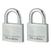 Lacăt din aluminiu solid MASTERLOCK 9130EURT, corp 30mm, clasă securitate 4/10, set 2 buc, cheie