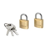 Lacăt universal MASTERLOCK MAG20EURT, corp 20mm, cheie, set 2 buc.