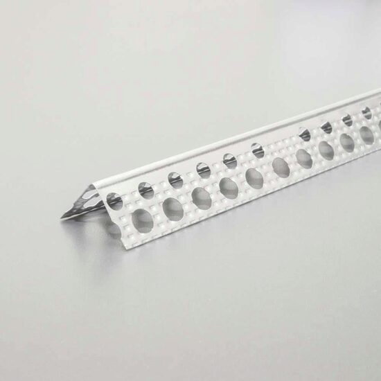 Colțar premium din aluminiu 23x23, fără plasă, 2,5m