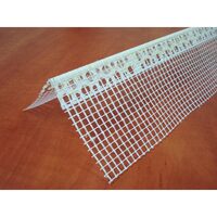 Colțar din PVC cu plasă, 10x10, 3m