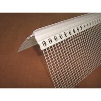 Profil cu plasă de fibră de sticlă și picurător, alb, 2,5m