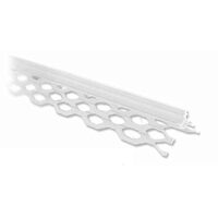 Profil din PVC pentru tencuială 6mm, 2,5m
