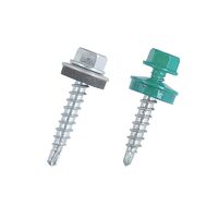 Șurub autoforant STARKFIX, cu cap hexagonal și șaibă EPDM, 4,8x20, RAL7016, 250buc