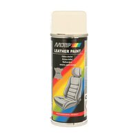Vopsea pentru piele MOTIPLeather Paint, alb RAL9010, 200ml