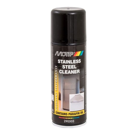 Soluție pentru curățarea oțelului MOTIP Stainless Steel Cleaner, 200ml