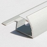 Profil Colțar exterior TRA100/00, din aluminiu, Argintiu, 10mmx2,5m