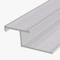Profil pentru treaptă AL2100, din aluminiu, incorporabil, Auriu,  2,5m