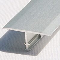 Profil de trecere EDA40, din aluminiu, T, Argintiu, 20mmx2,5m