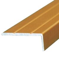 Profil pentru treaptă 3126, din aluminiu, 25/10mm, Argintiu, 2,7m