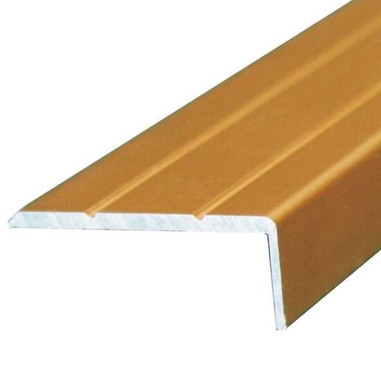 Profil pentru treaptă 3126, din aluminiu, 25/10mm, Argintiu, 2,7m