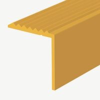 Profil pentru treaptă 4712, din aluminiu, 20/20mm, Bronz, 2,7m