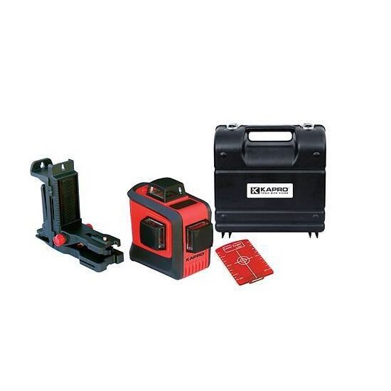 Nivelă cu laser roșu KAPRO Prolaser 883N, 3D All-lines, 3 raze, 360 grade 