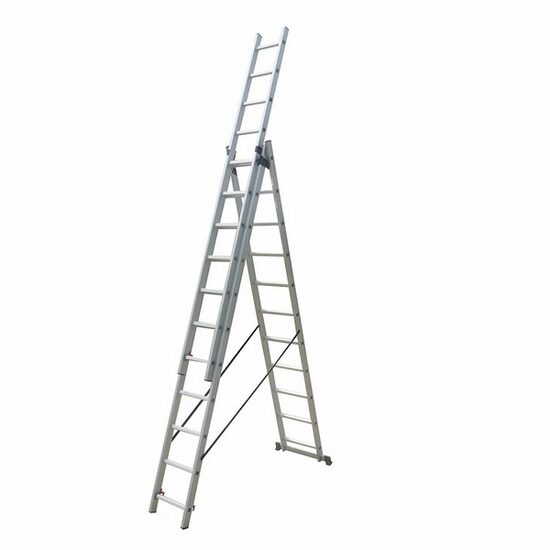 Scară 7,6m 3x11 trepte extensibilă DLE311 
