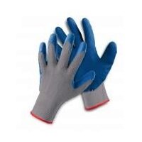 Mănuși cu peliculă din latex HS-04-002 Dipper LIGHT, m.10. albastru