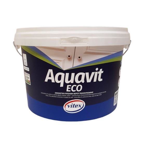AQUAVIT Eco Email lemn Mat alb 2,5L