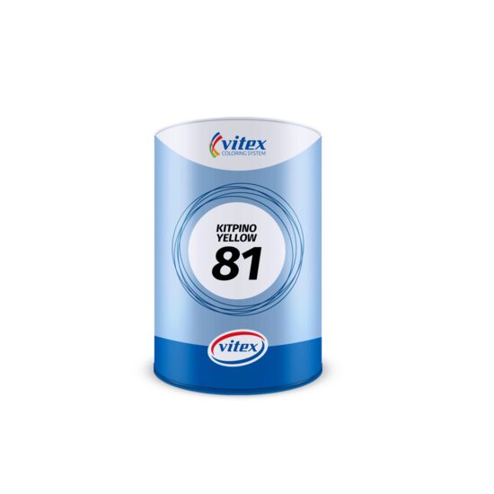 Colorant pentru mașina de colorat VITEX, 1L, 81 galben