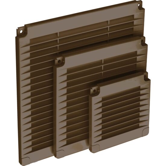 Grilă aerisire simplă KARRO, 150mmx150mm, Maro