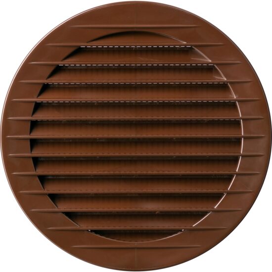 Grilă aerisire rotundă KARRO, ø 70mm, maro 