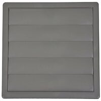 Grilă aerisire gravitațională KARRO,170mmx170mm,ø100, gri