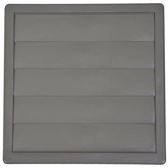 Grilă aerisire gravitațională KARRO,170mmx170mm,ø100, gri