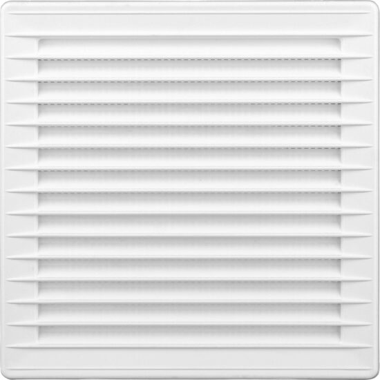Grilă aerisire KARRO, 170mmx170mm, cu prindere reglabilă, alb