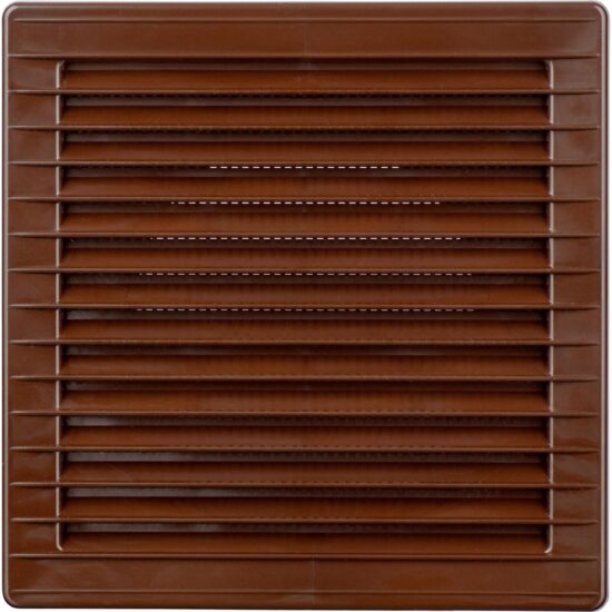 Grilă aerisire KARRO, 170mmx170mm, cu prindere reglabilă, maro