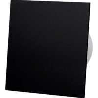 Panel/fata ventilator AIRROXY, PLEXI negru