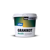 Tencuială acrilică VITEX Granikot, baza albă, Grafiato/Striată, 2mm, 25kg