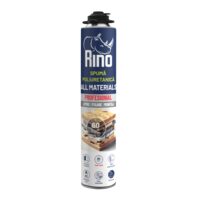 Spumă poliuretanică pentru pistol RINO ALL MATERIALS 60 sec, 750ml
