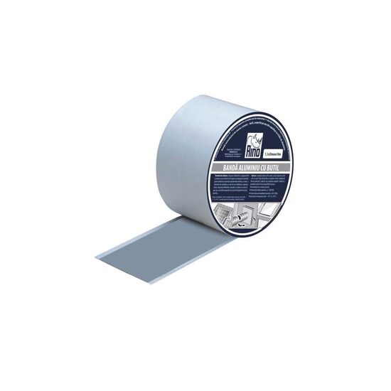 RINO Banda aluminiu cu butil 1mmx70mmx10m