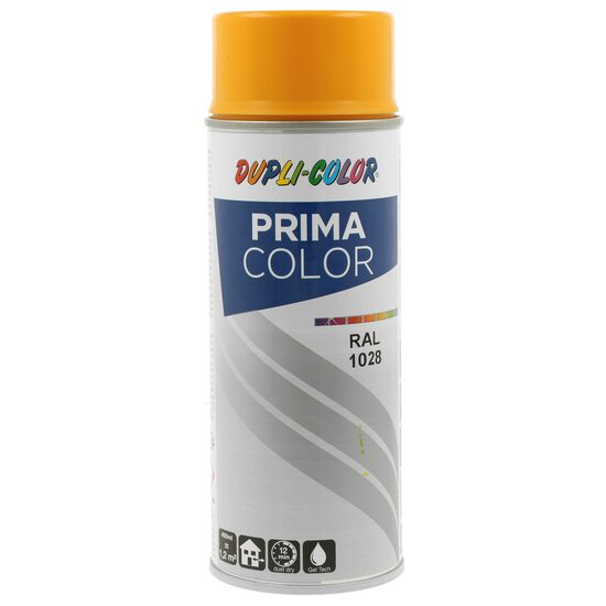 Vopsea spray acrilică DUPLI-COLOR PRIMA COLOR RAL1028 galben pepene, 400ml