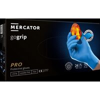 Mănuși nitril GOGRIP blue, M, 50 buc