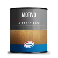 Vopsea pe bază de apă cu finisaj texturat VITEX Motivo Miracle Sand, Titanium 2.175ml