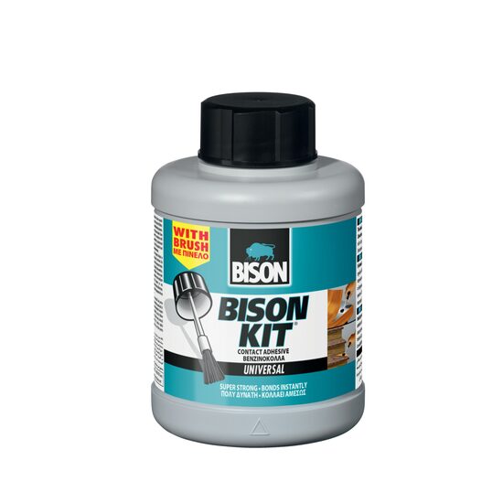 Adeziv de contact universal BISON Kit, cu aplicator 400ml