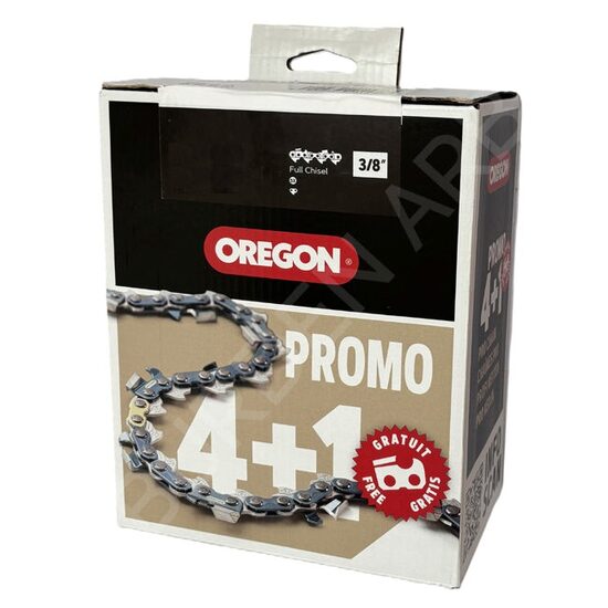 Pachet 4+1, Lanț PowerCut, Oregon, 45cm (18inch), .3/8inch , 1.6 mm