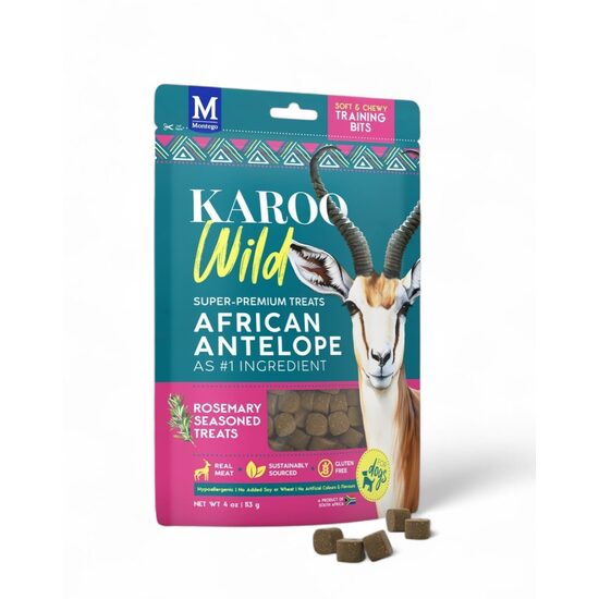 Snack pentru câine Montego Karoo Wild, cu rozmarin, 113 g