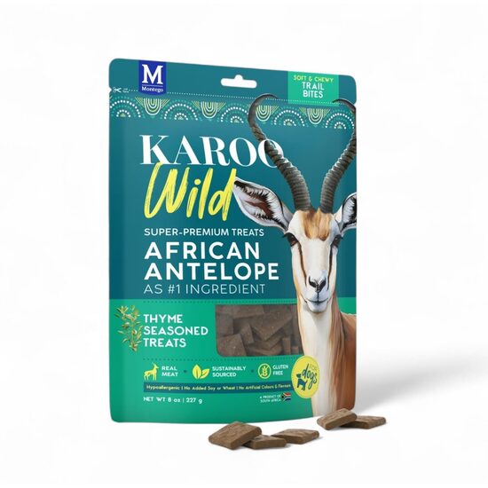 Snack pentru câine Montego Karoo Wild, cu cimbru, 227 g